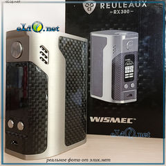 Wismec Reuleaux RX300 TC Carbon Fiber - вариватт с ТК в карбоновом корпусе.
