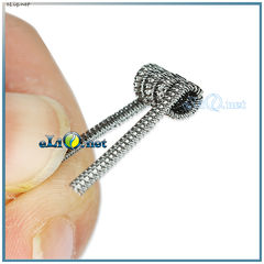 UD Kanthal A1 Staple Staggered Fuse Clapton Coil (26ga+32ga)*2+Ribbon*2+34ga. Намотка от UD - Youde.