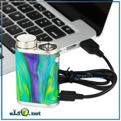 75W Eleaf iStick Pico Resin TC + Melo 3 mini Kit. Набор боксмод вариватт Айстик Пико в корпусе из смолы + атомайзер-танк.