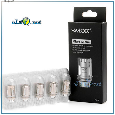 SMOK Micro - 1.8Ω. Сменный испаритель. Клэптон.