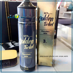 MET4 Vapor Golden Ticket Chocolate Milk заправка для вейпа шоколадное молоко.