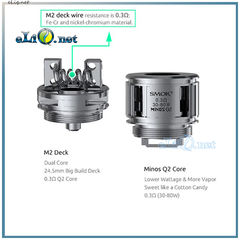 SMOK Minos Sub Tank 4ml - сабомный атомайзер с RBA.