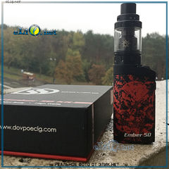 Dovpo Ember kit: BoxMod 50W 1500 mAh и Savage Tank 2ml - готовый набор для парения, стартовый кит.