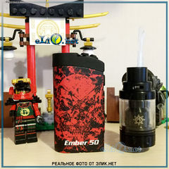 Dovpo Ember kit: BoxMod 50W 1500 mAh и Savage Tank 2ml - готовый набор для парения, стартовый кит.