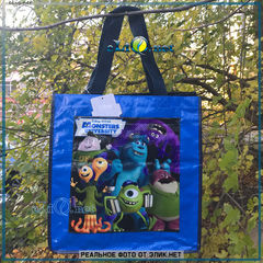 Monsters Reusable Tote - сумка Корпорация монстров. Дисней оригинал из США.  (Monsters, Inc, Disney)