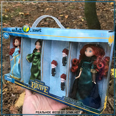 Мини набор Храбрая сердцем. Мерида Disney 6 кукол/ Pixar BRAVE Movie Exclusives