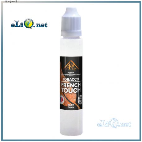 French Touch / Tobacco gourmet жидкость для заправки электронных сигарет AlpLiq. Франция. Французское прикосновение 