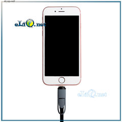 2-в-1-in-1 Design Data Sync Flat Cable for iPhone&Android AF-01/ Charging Cable Кабель для зарядки и передачи данных (1м)