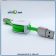 2-в-1 Стильный плоский дата кабель для зарядки и передачи данных iPhone и Android AF-01/ Charging Cable (1м)