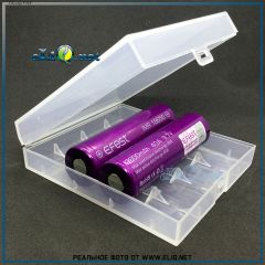 Efest H4 case. Пластиковый кейс для хранения и транспортировки 4 аккумуляторов 18650