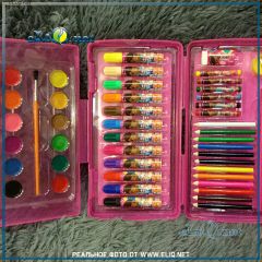 Набор для творчества в пластиковом чемоданчике с Доктор Плюшева. Doc McStuffns Art Set. Канцелярский набор Дисней оригинал