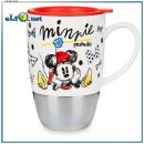 Чашка-кружка Минни Маус с крышкой Дисней. Minnie Mouse Ceramic Top Travel Mug Disney оригинал 2017