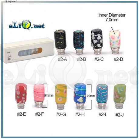 Colored Vase Drip Tip for 510/901