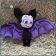 Плюшевая Вампирина летучая мышка Дисней. Disney Store Vampirina Bat Plush Doll