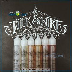 Wick & Wire Apple Suspicious 30мл - Премиум жидкость для заправки электронных сигарет Wick & Wire. Украина.