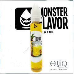 Monster Flavor Tropical Island 30мл - примиум жидкость для заправки электронных сигарет. Украина. Ананасовый лимонад.