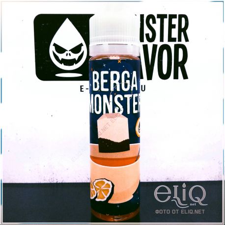Monster Flavor Berga Monster 60мл - жидкость для заправки электронных сигарет. Украина. Берга Монстр, чай с бергамотом.