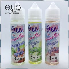 60ml Gee! Smoothie Strawberry & Apple жидкость для заправки электронных сигарет Гии: смузи сочная клубника и кислое яблоко