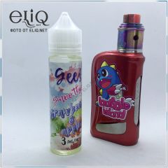 60ml Gee! Smoothie Strawberry & Apple жидкость для заправки электронных сигарет Гии: смузи сочная клубника и кислое яблоко