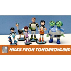 Набор мини-фигурок Miles from Tomorrowland Disney, Дисней оригинал из США