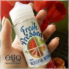 100ml Fresh Pressed Blissful Berries - премиум жидкость для заправки электронных сигарет. Ягоды, Лимон, Лед (США)