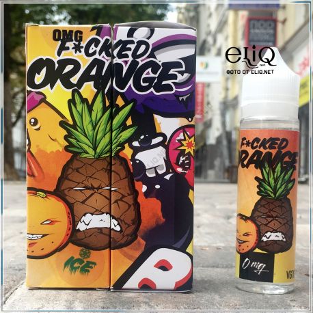 60ml F*cked Liquids Orange Ice. Жидкость для заправки электронных сигарет. Апельсин с холодком