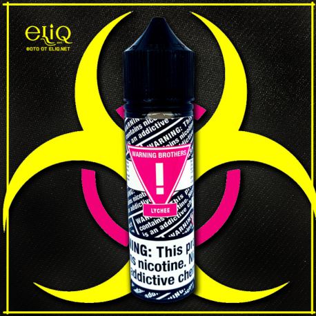 Warning Brothers Lychee - вейп-жидкость для заправки электронных сигарет Личи