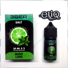 30 мл Lime Mint 3GERcraft SALT - вейп-жидкость для заправки электронных сигарет. Лайм и мята Соль