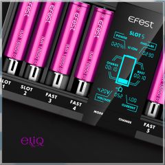 Efest LUC V8 зарядное устройство на 8 слотов. Быстрая зардка