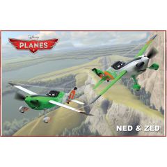 Самолет Зед из Литачки Дисней (Zed Planes, Disney) - металлическая модель