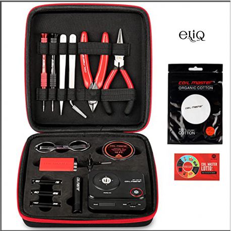 Coil Master E-cig DIY Kit V3 - большой набор инструментов + омметр + кейс.