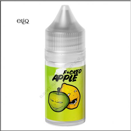 30ml F*cked Liquids Apple SALT. Жидкость для заправки под-систем. Яблоко, лимон Соль