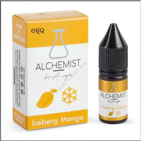 10 мл. Ice Mango Alchemist by A-Vape SALT - вейп-жидкость для заправки электронных сигарет. Алхимик Соль манго, лёд