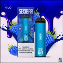 SEXIBAR 1000 Puff - Blue Razz Disposable мини-вейп, одноразовая электронная сигарета. Голубая малина