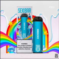 SEXIBAR 1000 Puff - Rainbow Ice Disposable мини-вейп, одноразовая электронная сигарета. Радуга