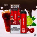 SEXIBAR 1000 Puff - Cherry Lime Cola Disposable мини-вейп, одноразовая электронная сигарета. Кола, вишня, лайм