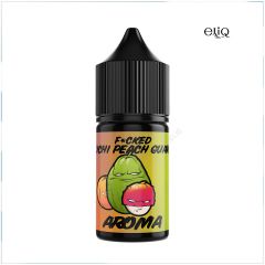 Флакон F*cked Lab Lichi Peach Guava Salt MIX Kit 50 мг 30 мл зі смаком лічі, персика та гуави на білому фоні