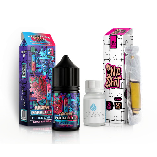 Parallel Blueberry Raspberry Мікс Кіт InBottle 30мл 50 мг Чорниця Малина