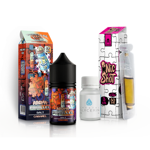 Parallel Salt Caramel Мікс Кіт InBottle 30мл 50 мг Солона Карамель