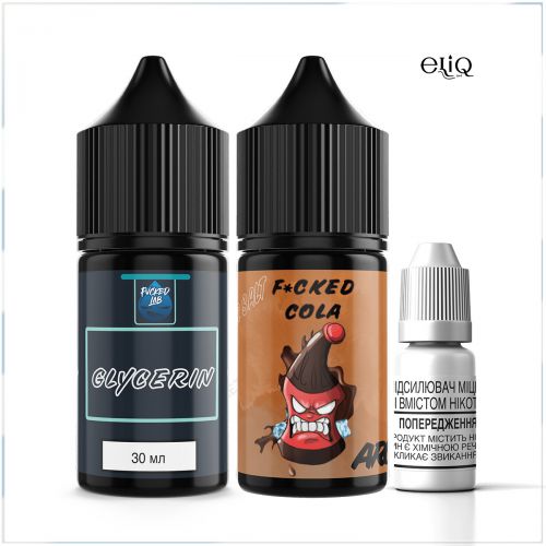 30ml F*cked Liquids Cola SALT. Жидкость для заправки под-систем. Кола Соль