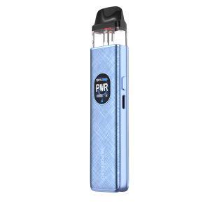Дисплей Vaporesso XROS 5 Blue Silk на синьому шовковому корпусі