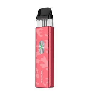 Vaporesso XROS 4 Mini камуфляж червоний демонстрація RGB LED індикатора овальної форми