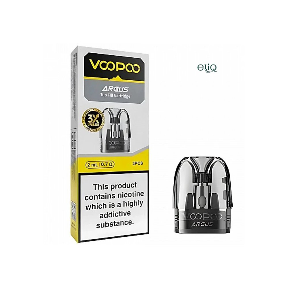 Упаковка картриджа VooPoo Argus 0.4 Ом з інструкцією