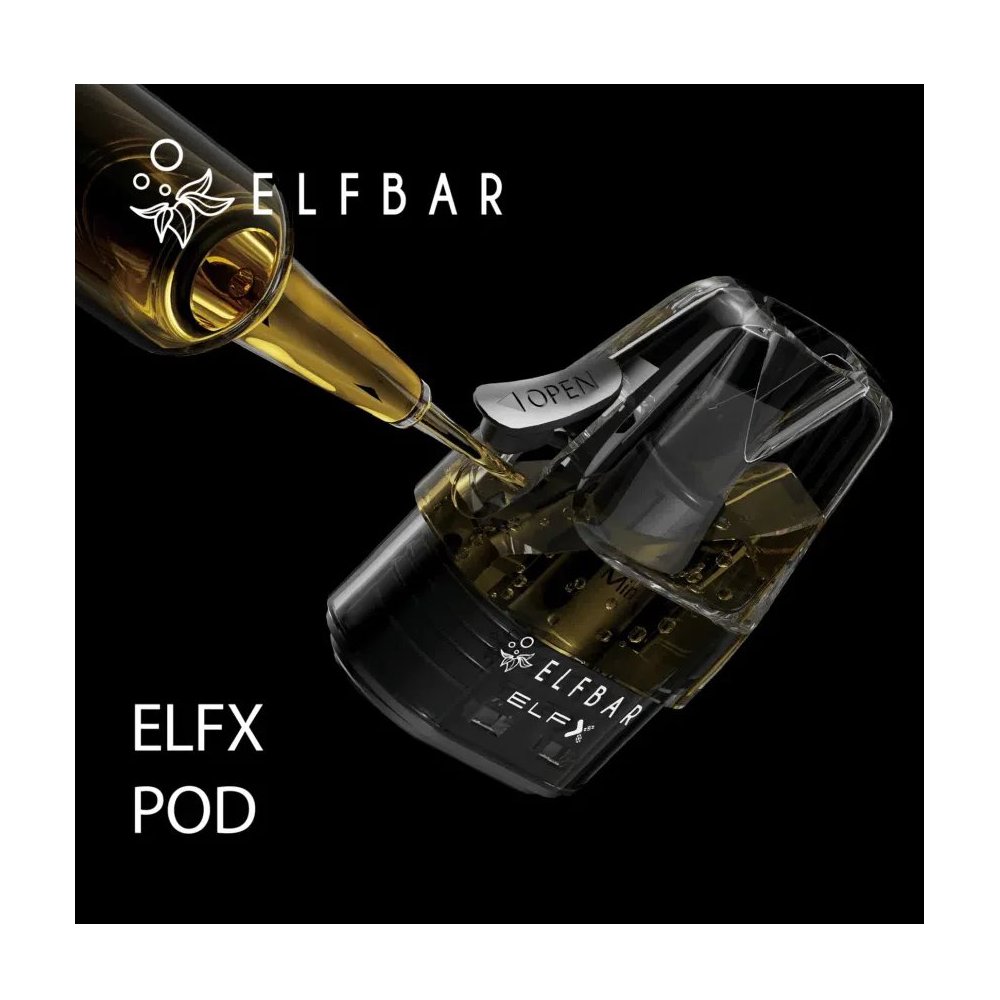 змінні картриджі Elf Bar ELFX dual mesh top fill заправка україна