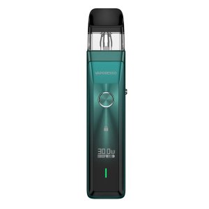 Vaporesso XROS Pro зеленого кольору вид спереду з яскравим градієнтним покриттям