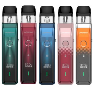 Вся кольорова лінійка Vaporesso XROS Pro: чорний, зелений, синій, червоний, рожевий