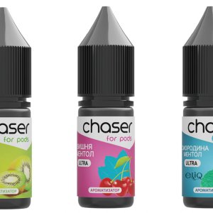 Ароматизатор Chaser FOR PODS ULTRA вишня ментол 4мл - соковита вишня з прохолодою для створення 10мл готової рідини