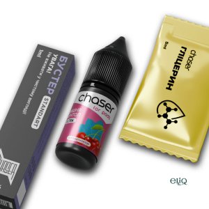 Ароматизатор Chaser FOR PODS ULTRA Вишня Ментол 4мл - Ягідна прохолода повна комплектація
