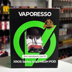 Упаковка картриджа Vaporesso XROS 0.6 Ом - оригінальна продукція у Києві
