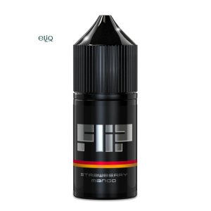 Готова рідина FLIP Strawberry Mango з парою тропічних кольорів на літньому фоні